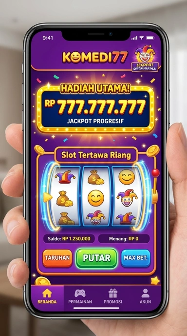 komedi77 — cuplikan layar ringkas